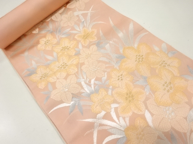 JAPANESE KIMONO / ANTIQUE BOLT FOR NAGOYA OBI / SILK